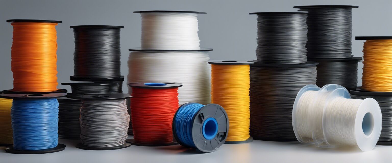 Different types of 3D printing materials