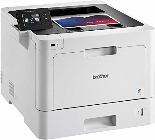 Brother color laser printer with touchscreen display