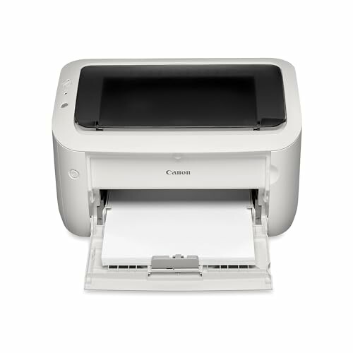 Compact Canon printer with paper tray open