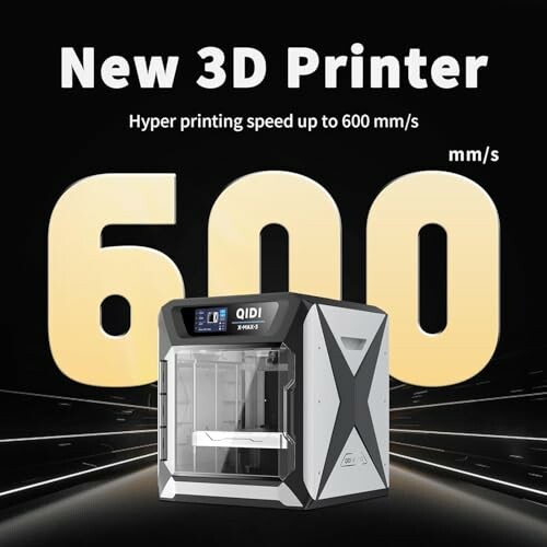 New 3D printer with hyper printing speed up to 600 mm/s