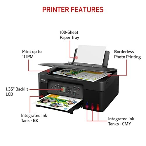 Printer with wireless connectivity features