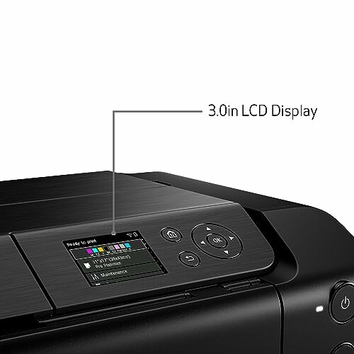 Printer with 3.0-inch LCD display